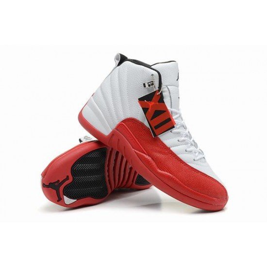 Air Jordan XII (12) Retro White Red-77