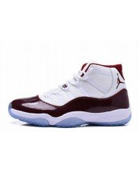 Air Jordan 11 Retro White Wine Red