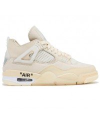 Off White X Wmns Air Jordan 4 SP Sail