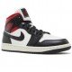 Wmns Air Jordan 1 Mid Black Sail Gym Red