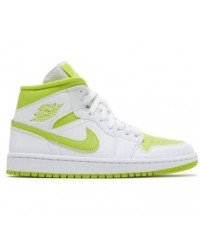 Wmns Air Jordan 1 Mid White Lime