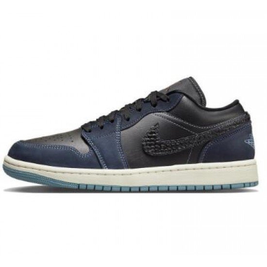 Wmns Air Jordan 1 Low SE Black Dark Obsidian