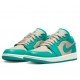 Wmns Air Jordan 1 Low Tropical Teal Sandy Beige