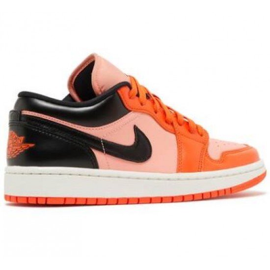 Wmns Air Jordan 1 Low SE Rush Orange Black