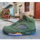 Air Jordan 5 Retro Army Green Olive Green