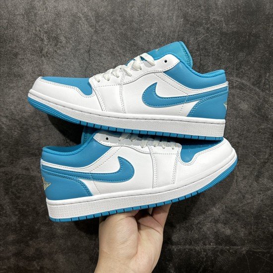 Air Jordan 1 Low 553558-174 Blue-White 