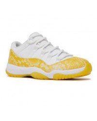 WMNS Air Jordan 11 Low Yellow Snakeskin