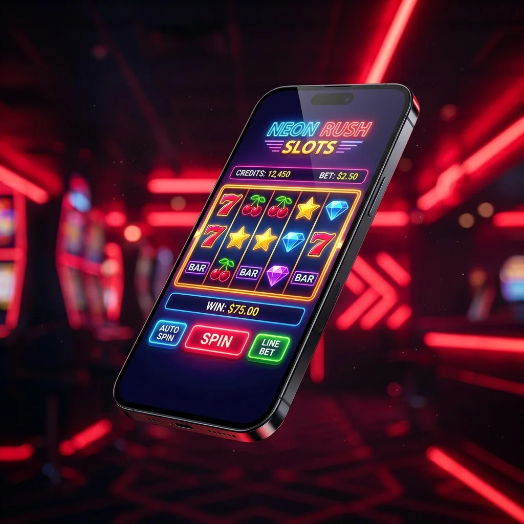 Smartphone exibindo jogos de cassino responsivos